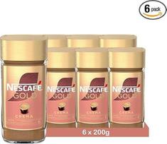 „NESCAFÉ Gold Crema“, tirpi kava iš išskirtinių „Arabica“ kavos pupelių, tirpios kavos milteliai, su kofeinu ir aromatinga, 6 vnt. pakuotė (6 x 200 g)