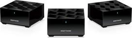 „Netgear MK63“ „Wi-Fi 6“ „Mesh“ belaidžio tinklo sistema (apima iki 350 m² plotą, skirta daugiau nei 25 įrenginiams, „Wi-Fi 6“ maršrutizatoriai + 2 „Mesh“ kartotuvų palydovai, 3 Gigabit LAN jungtys, nemokama „Nighthawk“ programėlė)