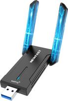 „NEWFAST“ 5400Mbps USB WLAN raktas kompiuteriui, WPA3, MU-MIMO, skirtas tik „Windows 10/11“