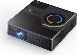 „NexiGo Nova Mini“ nešiojamasis lazerinis projektorius, „Google TV“ su „Netflix“, 1080p FHD, 1200 liumenų, 15 000:1 kontrasto santykis su SAE, 3D, automatinis nustatymas, 150 colių ekranas, 8 W „Dolby Audio“, nešiojamasis, skirtas