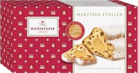 „Niederegger“ marcipano stollenas, 1 vnt. po 500 g – išskirtinis konditerijos gaminys, pagardintas sultingu marcipanu. Puikiai tinka dovanoti. Populiarus stollenas Advento ir Kalėdų laikotarpiui.