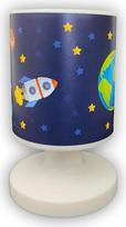 „Niermann“ atsarginė baterija, stalo lempa „Space“, 2200 mAh, 1,5 W LED, šviečia iki 8 valandų, komplekte su USB laidu, vaikų lempa, vaikų šviestuvas