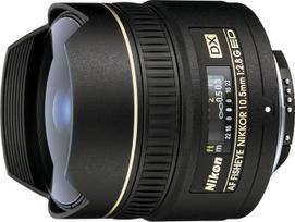 „Nikon“ AF G DX 10,5/2,8 10,5 mm plataus kampo objektyvas (atnaujintas)