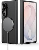 „Nillkin“ dėklas „Samsung Galaxy Z Fold 8 Ultra“ – suderinamas su „MagSafe“ ir magnetinis, plonas bei atsparus smūgiams, su lankstų apsauga, tvirtas ir atsparus įbrėžimams mobiliojo telefono dėklas – juodos spalvos