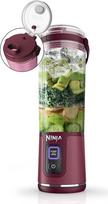 „Ninja“, kompaktiškas elektrinis maišytuvas, 530 ml, spanguolių raudonos spalvos, BC151UKCR | Galingas belaidis mini maišytuvas, įkraunamas, nešiojamas, skirtas kokteiliams, baltymų kokteiliams, ledo ir šaldytų vaisių maišymui, spanguolių raudonos spalvos