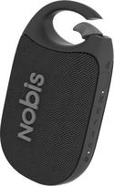 „NOBIS Clip N1“ nešiojamas „Bluetooth“ garsiakalbis su programėle | „Beat“ režimas, iki 24 valandų grojimo trukmė, IP68 atsparumas vandeniui, „Bluetooth“ 5.3, HD garso kokybė, stereo suporavimas, individualiai pritaikomas ekvalaizeris, puikiai tinka naudo