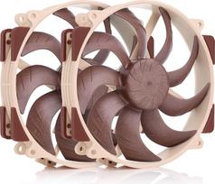 „Noctua NF-A14x25r G2 PWM Sx2-PP“, aukščiausios klasės procesoriaus aušintuvo papildomas ventiliatorius, 2 vnt. po 140 mm