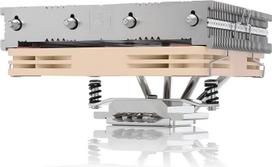 „Noctua NH-L12S“, 70 mm žemo profilio procesoriaus aušintuvas su tyliu 120 mm PWM ventiliatoriumi (rudas) | 70 mm aukštis, mažai triukšmo keliantis ITX SFF aušinimas, 4 šilumos vamzdžiai, „Intel“ ir „AMD“, siauras 120 mm ventiliatorius, gausus priedų rink
