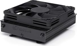 „Noctua NH-L9a-AM5“ – žemo profilio, didelio našumo procesoriaus aušintuvas, chromo juodos spalvos | Tik 37 mm aukščio, ITX SFF mažai triukšmo keliantis aušinimas, skirtas AMD AM5, plonas 92 mm ventiliatorius, nekyla virš RAM ar PCIe, didelis priedų rinki