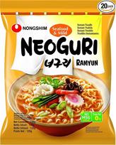 „Nong Shim Neoguri“ greitai paruošiamieji makaronai, 20 vnt. pakuotė, 2,4 kg didmeninė pakuotė