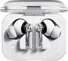 „Nothing Ear (3a)“ ausinės su garso balansavimo funkcija, 45 dB hibridinis aktyvusis triukšmo slopinimas (ANC), aukštos raiškos garso atkūrimas su 12 mm dinaminio boso stiprinimu, 6 mikrofonai, užtikrinantys aiškius pokalbius ir įrašus