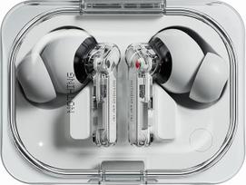 „Nothing Ear (a)“ – belaidės „Bluetooth“ ausinės su aktyviąja triukšmo slopinimo funkcija (ANC), žemų dažnių stiprinimo algoritmu ir iki 42,5 valandų grojimo trukme – baltos spalvos