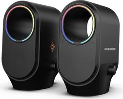 „Nova Gaming GS115 Cygnus“ belaidės RGB kolonėlės 2.0 – „Bluetooth 5.3“, galingas stereogarsas, RGB animacijos, garso reguliavimo mygtukas ir šviesos diodas, įmontuota ventiliacijos anga, užtikrinanti geresnį