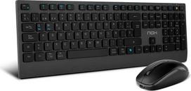 „NOX Xtreme Products Lite Duo“ belaidė „Bluetooth“ klaviatūra ir pelė (5,2 ir 2,4 GHz), ispanų kalbos klavišų išdėstymas, tylūs mygtukai, optinė pelė su reguliuojamu DPI, suderinama su „Windows“ ir „macOS“, juoda