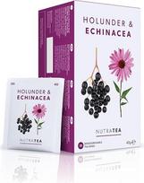 „Nutra Tea“ šeivamedžio uogų ir „Sun Hat“ arbata, arbata imunitetui ir peršalimui, arbata imuninei sistemai stiprinti, padeda kovoti su peršalimu, 20 daugkartinio naudojimo arbatos maišelių, natūrali žolelių arbata