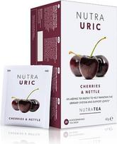 „Nutra Tea“ „Nutrauric“ arbata pūslėms ir inkstams, dilgėlių arbata, skatinanti skysčių išsiskyrimą, prisidedanti prie sąnarių sveikatos, 20 daugkartinio naudojimo arbatos maišelių, žolelių arbata su vyšniomis ir dilgėlėmis