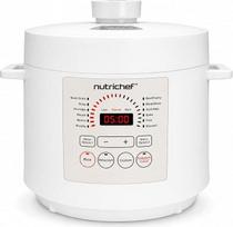 „NutriChef“ daugiafunkcinis 5,7 l elektrinis slėginis puodas, 12 programų, skaitmeninis slėginis puodas su LCD ekranu, šilumos palaikymo funkcija, baltos spalvos