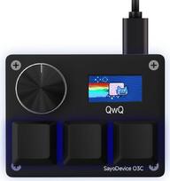 „O3C“ klaviatūra su greitojo suveikimo funkcija ir Holo magnetiniu jungikliu, skirta žaidimui „OSU Geometry Dash“