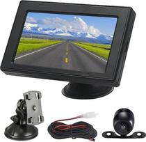 „Obest“ automobilio atbulinės eigos kamerų rinkinys su 4,3 colio TFT LCD monitoriumi | IP68 atsparus vandeniui automobilio stovėjimo kamera, stovėjimo pagalbos sistema ir ekrano rinkinys, skirtas 12 V autobusams, sunkvežimiams ir kemperiams, lengvai montu