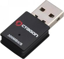 „Octagon“ 300Mbit/s WL018 belaidis raktas, juodos spalvos, skirtas „Linux E2“ imtuvui