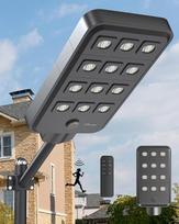 „Ofuray Of-12600W“ saulės energija maitinamas gatvių šviestuvas, 6500 K ypač ryškus LED saulės energija maitinamas prožektorius