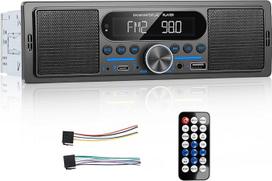 „OiLiehu“ automobilių radijas „1Din“ su „Bluetooth“ laisvų rankų įranga, MP3 grotuvas su „Bluetooth 5.1“, FM/AM radijas, ekvalaizeris, AUX, USB atkūrimas, „Type-C“ įkrovimas, įmontuoti garsiakalbiai, ekvalaizeris, vietos nustatymas per programėlę, kabelių