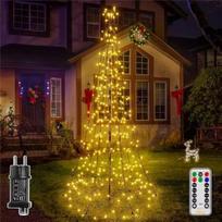„Ollny“ lauko Kalėdų lemputės, 245 LED, 180 cm, girliandinės lemputės, Kalėdų dekoracija