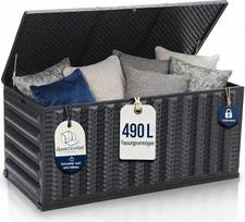 „Olsen & Smith“ 490 l talpos sulankstoma sodo daiktų laikymo dėžė, greitas surinkimas