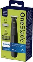 „Oneblade“ vyriškas skustuvas, juodos spalvos, skirtas veidui ir kūnui, „PHILIPS“