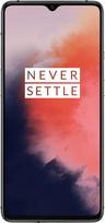 „OnePlus 7T“ išmanusis telefonas, 8GB RAM + 128GB atminties, 16,6 cm AMOLED ekranas su 90 Hz atnaujinimo dažniu, trys kameros + priekinė kamera, „Warp Charge 30“, matinis sidabras