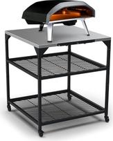 „Ooni Modular Table“ – didelis stalas su picų krosnele (80 x 80 x 90 cm) – stalas su picų krosnele, vežimėlis, lauko stalas, skirtas griliui