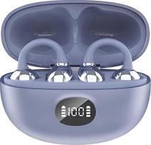 „Open Ear“ ausinės su „Bluetooth 5.4“ – lengvos (4,8 g) ir patogios ausinės su užsegimu, belaidės „Open Ear“ ausinės, patogios ausinės, 65 valandų veikimo laikas sportui ir bėgimui