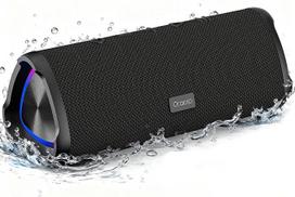 „Oraolo“ „Bluetooth“ garsiakalbis, nešiojamas muzikos grotuvas, belaidis garsiakalbis | „Bluetooth“ 6.0, 20 W, 24 val. baterijos veikimo laikas, du žemų dažnių garsiakalbiai, IPX6 atsparumas vandeniui, TWS, AUX, TF kortelė, skirtas naudoti lauke, vakarėli