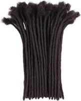„Orientfashion“ „Dreadlocs“ 100 % afro tipo garbanotos dredloksų moteriškos natūralių plaukų perukas, 12 colių, 0,4 cm, 20 dredlokų pakuotėje