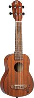 „Ortega Guitars“ sopraninė akustinė ukulelė – „Bonfire“ serija – sapelė, natūralios spalvos (RU5MM-SO) | Nailono stygos, sapelės viršutinė dalis ir korpusas su satininio blizgesio apdaila, RU5MM-SO