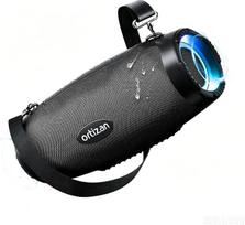 „Ortizan“ lauko „Bluetooth“ garsiakalbis, nešiojamas muzikos grotuvas su 80 W galingumu, LED apšvietimu, IPX7 atsparumu vandeniui, 12 valandų baterijos veikimo trukme, sustiprintais baisais, išorinio akumuliatoriaus funkcija ir stereofoniniu suporavimu
