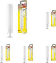 „Osram DULUX D/E 26“ LED lemputė, skirta G24Q-2 lizdui, 10 vatų, 990 liumenų, šilta balta (3000 K), pasukama, skirta pakeisti įprastines 26 W „Dulux“ lemputes (5 vnt. pakuotė)