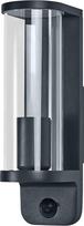 „Osram Endura Classic Tubular“ LED sieninis šviestuvas, E27 lizdas, PIR jutiklis, IP44, tamsiai pilkos spalvos aliuminis, stiklas | „Endura Classic Tubular“, lauko apšvietimas (specialusis), tamsiai pilkos spalvos, 1 vnt. pakuotėje