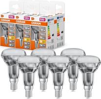 „Osram LED Star R50“ LED lemputė, skirta E14 lizdui, atspindžio lempa, GL, 350 liumenų, šilta balta (2700 K), skirta pakeisti įprastines 60 W kaitrines lemputes, be reguliavimo funkcijos, 6 vnt. pakuotėje