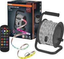 „Osram Outdoor Flex RGB“ LED juosta, 20 m, IP65, su nuotolinio valdymo pultu, išplėstina