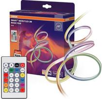 „Osram Smart WiFi Neon Flex“ lanksti LED juosta, 3 m, valdoma per „Wi-Fi“, su „Magic RGB“ ir šviesos efektais, su nuotolinio valdymo pultu, 15 W, IP44, LED lemputės nekeičiamos, reguliuojamas apšvietimas