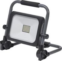 „Osram VAL BAT“ LED darbo žibintas, tamsiai pilkos/juodos spalvos, 30 W, 3000 lm, šaltai balta šviesos spalva, maitinamas baterijomis, USB įkrovimo funkcija dėka integruoto išorinio akumuliatoriaus, nešiojamas, apsaugos klasė IP54, 6500 K | LED darbo žibi