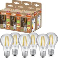 „OSRAM Superstar+ Classic P GLFR 40“ LED lemputė, E27, lemputė, 2,6 W, 481 lm, 2700 K, šilta balta šviesa, reguliuojamo ryškumo, LED kaitinamojo siūlo technologija, labai mažas energijos suvartojimas, energijos vartojimo efektyvumo klasė B, 6 vnt. pakuotė