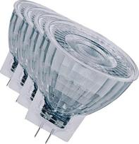 „Osram“ reguliuojamo šviesos stiprumo MR11 LED atspindžio lempa su GU4 lizdu, šilta balta (2700 K), stiklinis atspindys, 3,2 W, pakeičia 20 W atspindžio lempą, „LED Superstar MR11“ 12 V, šilta balta (4 vnt. pakuotė)