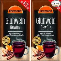 „Ostmann Spices“ – prieskonių mišinys karštam vynui, pončui, „Feuerzangenpunch“ ir vaikų pončui, puikiai tinka žiemai ir Kalėdų laikotarpiui, tinka veganams, 12 g (2 vnt. pakuotė)