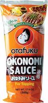 „Otafuku Okonomi“ padažas – vaisinis aštrus japonų padažas, skirtas mirkyti, pagardinti ir suteikti išskirtinį skonį – 1 x 424 ml