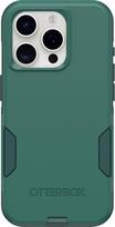 „OtterBox“ „iPhone 15 Pro“ dėklas (tik „Commuter Series“) – pasirinkite žalią spalvą, plonas ir patvarus, patogus nešiotis kišenėje, su jungčių apsauga
