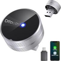 „OTTOCAST Mini Tube 2026“, belaidis „CarPlay“ ir „Android Auto“ adapteris automobiliui, skirtas „iOS 10+“ ir „Android 11+“ sistemoms, „Plug & Play“, atnaujinimas per OTA, USB A / Type-C, suderinamas su 2016 m. ir vėlesnių metų automobiliais (nesuderinamas