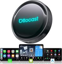 „OTTOCAST P3 Pro CarPlay AI Box“ – belaidis „CarPlay“ ir „Android“ automobilinis įrenginys | „Android 13“, „Snapdragon“, 8GB + 128GB, „Wi-Fi 6“, HDMI 1080p, „Cloud SIM“, ekrano padalijimo funkcija, skirta gamykliniam laidiniam „CarPlay“ / „Android“ auto