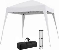 „Outsunny®“ sulankstoma pavėsinė-paviljonas, šventinė palapinė, 3x3 m, plieninė, žalia, su nešimo krepšiu | Šventinė palapinė su plieniniu karkasu, skirta sodui ir balkonui